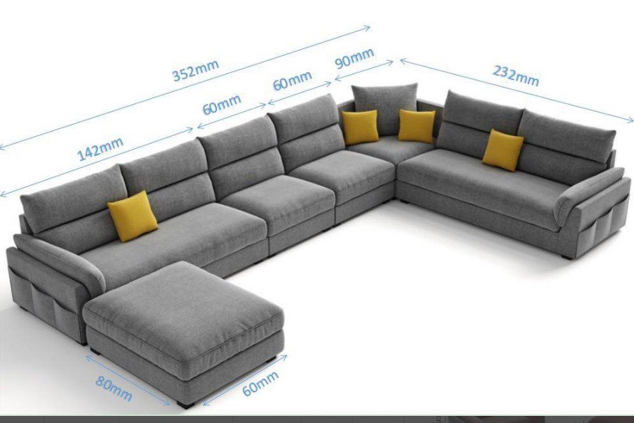 Home furniture modern simple nordic design multipurpose multifunction folding fabric sofa bed