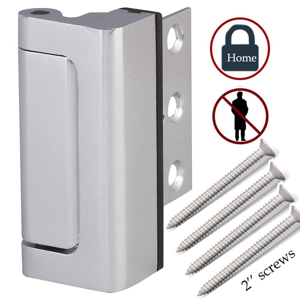 Home Security Door Lock, Child Proof Reinforcement Lock Withstand 800 lbs Door Latch, Double Safety Security for your home