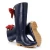 Import horse design unique women long rubber rain boots from China