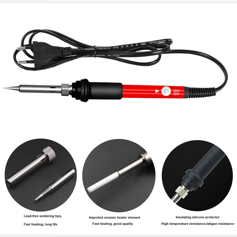 hot sale 110V/220V 60W soldering iron kit Temperature Controlled electric soldering irons for Repair Welding tools