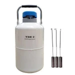 Hot Sale 2 L 35 mm Diameter Cryogenic Portable Liquid Nitrogen Gas Cylinder