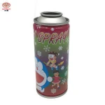 hot sale 52mm manufactory price empty aerosol paint can for spray ribbons/gas/spray snow ect.