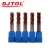 Import HOT SALE DJTOL Four Flutes Milling Cutter Solid Carbide End Mills For CNC MACHINE from China