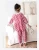 Import hot sale europe cartoon rabbit plaid school children wearautumn winter 2year baby girl dresses in red from China