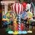 Hot sale Fiberglass Macaroon seating sculptures resin donuts statue for candyland store bakery decoration