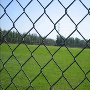 Hot Sale Galvanized/PVC Coated Chain Link Mesh Fence Diamond Wire Mesh Fence 1.5M*15M