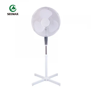 Hot Sale Home Appliance 220V Remote Control Height Adjustable Plastic Standing Fan 16 Inch Electric Stand Fan