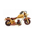 Hot Sale Home Decoration Wooden Arts Crafts Motorbike Model Desktop Wood Ornaments