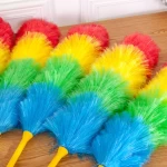 Hot sale household cleaning cheap static feather pp plastic duster