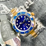 Hot Sale Mechanical Wrist Watch Men Stainless Steel Strap Luxury Waterproof Casual Luminous Large Dial Date Classic Sport Watch