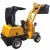 Hot sale mini farm electric wheel loader with other attachments made in China