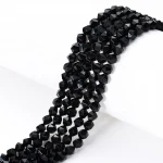 Hot sale natural healing crystal quartz stone beads diamond cut faceted natural loose gemstone beads forJewelry making wholesale
