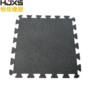 Hot sale sport court tiles  interlocking rubber mat gym rubber flooring