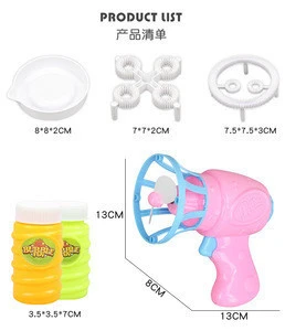 hot sales BO 2 in 1 kid fan soap bubble toy