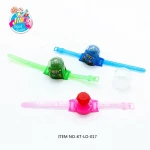 hot sales watch toy with sweet candy diamond jewel shape hard lollipop candy