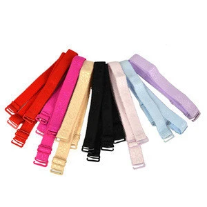 Hot sell Adjustable Elastic Fancy Bra Shoulder Strap Women Embossing Underwear Straps Lingerie Accessories for Girls