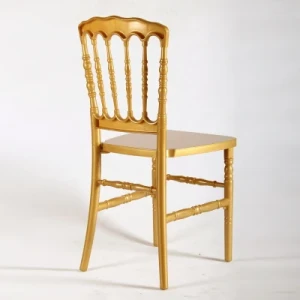 Hot Sell Gold Resin Acrylic Sillas Napoleon Chiavari Bar Chairs