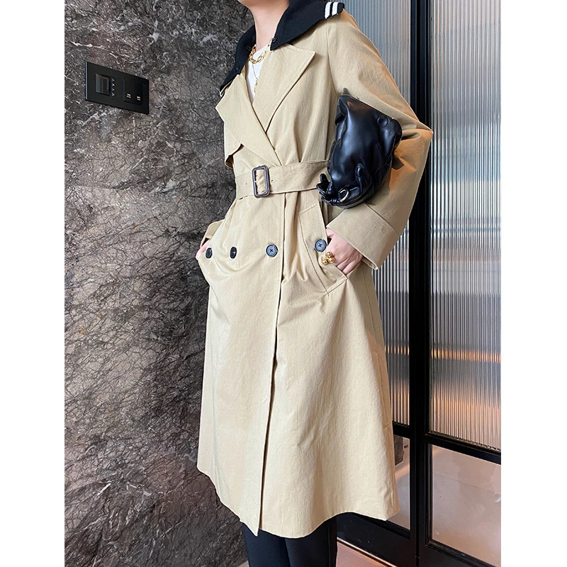 Hot selling cheap custom trench stylish womens regular coats
