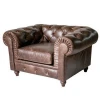 Hot selling chesterfield leather luxury hotel furniture sofa