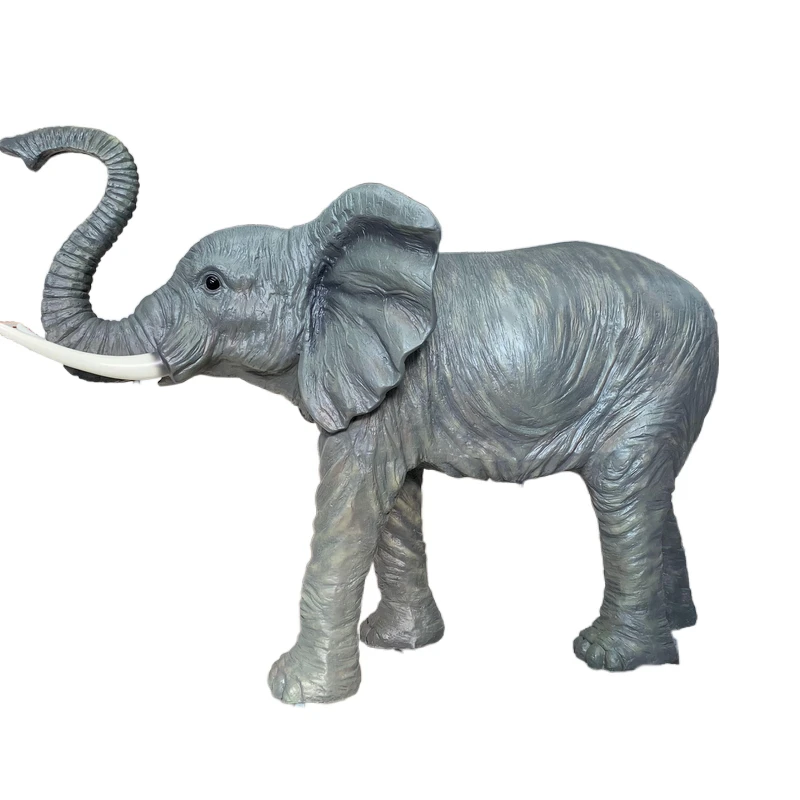 Hot Selling Home Decoration Thai Elephant Animal Model Statue