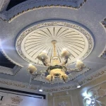 Hot Selling Products Interior Decoration pu Ceiling Medallion For Modern House Design