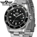 Hot Selling Winner Brand Classic Men Stainless Steel Automatic Mechanical Custom Logo Watch