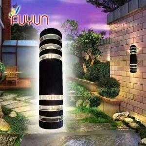 Hotel and garden outdoor wall lamp 0.6m 0.8m customized waterproof power 2*9w