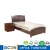 Import Hotel bedroom solid wood bed from China