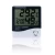 Import Htc-1 high quality and high precision large screen digital indoor thermometer hygrometer with alarm clock from China
