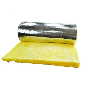 Huadeli customized faced glass wool in roll in China with aluminum foil for heat preservation sound insulation building