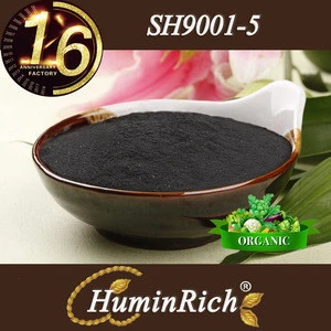 "HuminRich Huplus" SH9001 Humic Acid Black Powder Compound with Other Fertilizers to Produce NPK Fertilizer