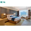 IDM-030 5 star King Size Bed Hotel bedroom Furniture set Foshan Hotel Room Furniture