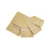 Import in stock plain stand up kraft paper zipper bags with window from China