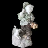 Indoor & outdoor child marble sculpture