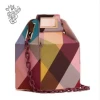 Ins Acrylic Chains Box Bag for Women Winter Corduroy Color Plaid Printing Handbags Ladies Girls Shoulder Bags Brands Design Chic