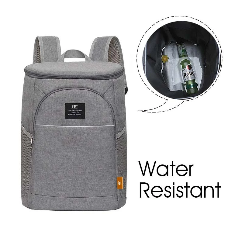 Insulated meal prep bag waterproof backpack picnic cooler bag
