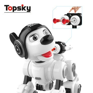 Intelligent IR control toy robot dog with touch interaction function for kids playing