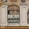 iron gate door prices/artistic wrought iron gates/new design high quality &amp; low price ornamental iron gates