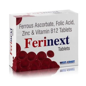 Iron Supplement Ferinext Tablet With Ferrous Ascorbate And vitamin B12