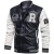 Import Jackets For Mens Fashion Style Fleece Lined Warmkeep Windproof Motorcycle PU Leather Jacket Men from China