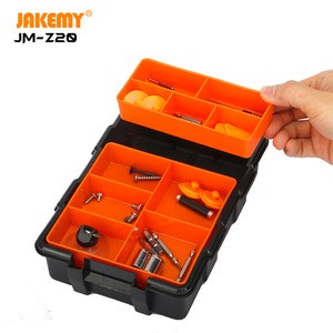JAKEMY JM-Z20 Portable Lightweight Double-layer Mini Plastic Components Storage Box Tool Box for Small Parts
