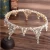 Import JCG085 European Handicraft Queen Baroque Bride Hair tiaras Ornaments Party crown with diamond and pearl from China