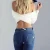 Import Jeans wholesale direct factory Brazilian ladies pants, womens skinny Stretch jeans from China