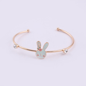 Jojo New Style Super Lovely Cute Rhinestones Rabbit Ladybird Alloy Kids Bracelet Bangles From China Tradewheel Com
