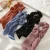 Import JUHU Korean style new Bow hair ring tied pure color satin bunny ear ring ribbon head ornament girls hair accessories 2021 rope from China