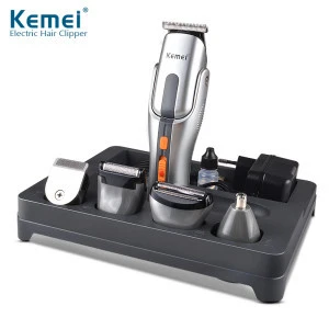 Kemei  KM-680A Wholesale  8 IN 1 Grooming Kit for Hair Salon mens rechargeable hair trimmer china rechargeable