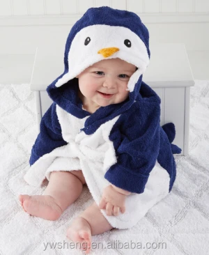 Kid cute fashion comfortable cloth cartoon animal towel baby hood bathrobe
