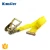 Import KingRoy 2inch 4000lbs  polyester e track easy release ATV tie down motorcycle tie down ratchet strap from China