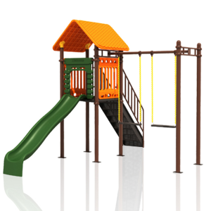 KINPLAY BRAND Preschool Kids Plastic Luxury Outdoor Playground Equipment
