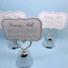 Kissing Bell Place Card Holders in silver and golden color Party favors
